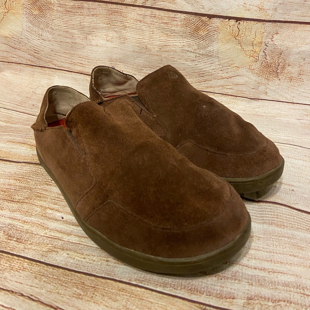 OluKai Nohea Suede slip on